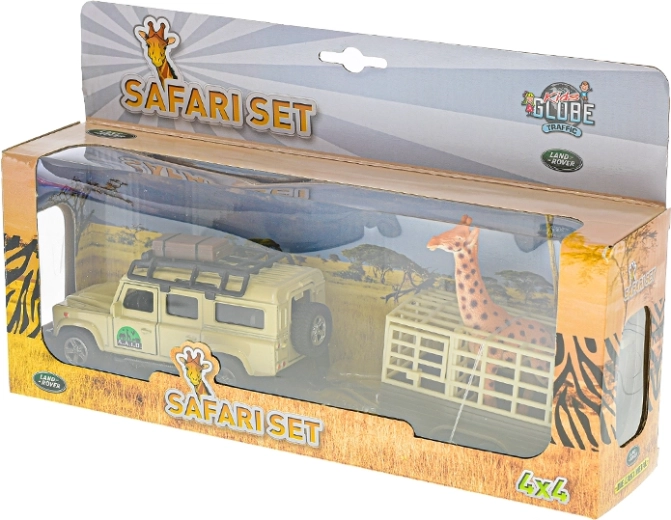 Komplet safarisæt med giraf-figur