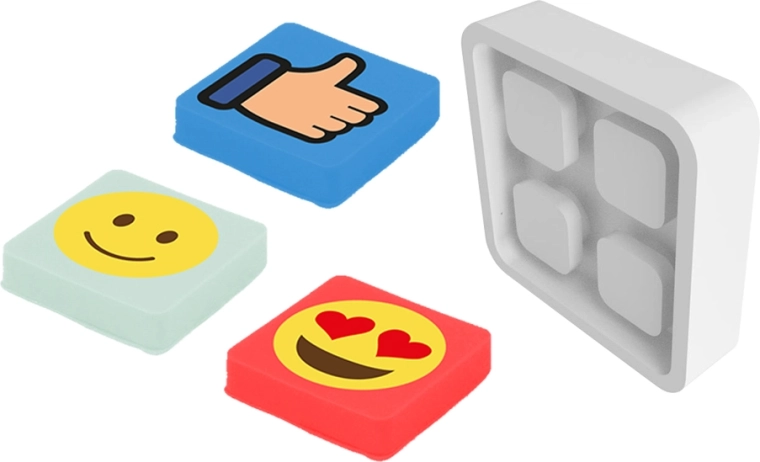 Pixie Crew refleksbadge emoji