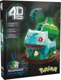 Pokémon 4D Build Bulbasaur 3D-puslespil