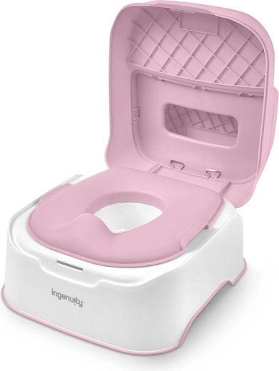 Ingenuity potte 3-i-1 Prepare to Potty Pink
