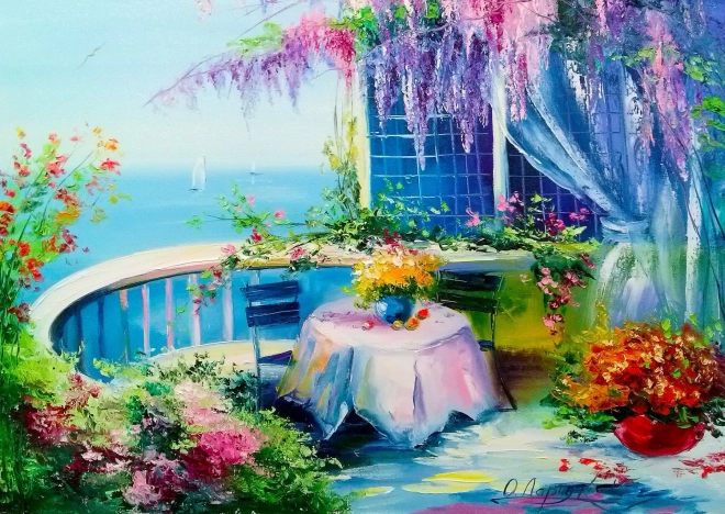 Puslespil Blomsteraltan 1000 brikker