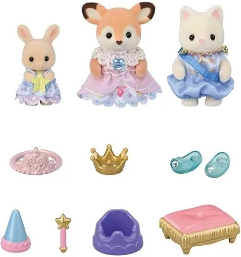 Tre prinsesser fra Sylvanian Families-verdenen