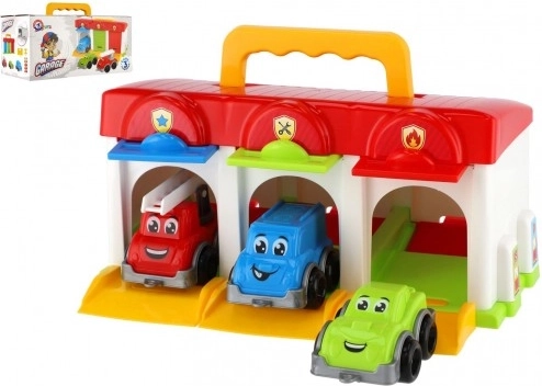 Garage med biler og tilbehør Technok Toys