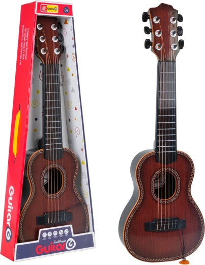 Klassisk børneguitar mørkebrun - 1 stk.