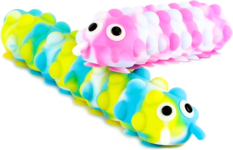 Tekstureret overflade og livlige farver