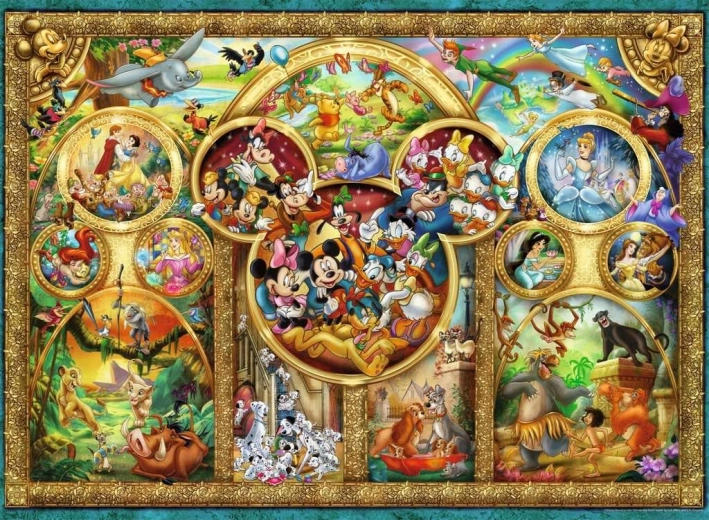 Ravensburger puslespil Disney-familie 500 brikker