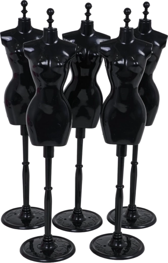 5 mannequinfigurer og dukke til at afprøve modeller