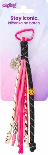 Oxybag trendy nøglering i pink