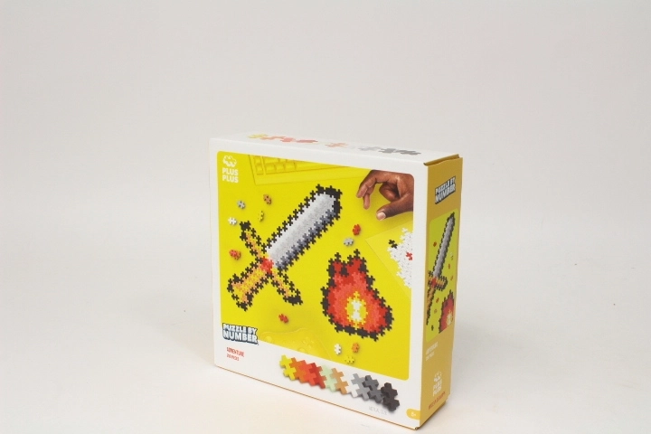 Plus-Plus Puzzle by Number eventyr med sværd, 250 dele