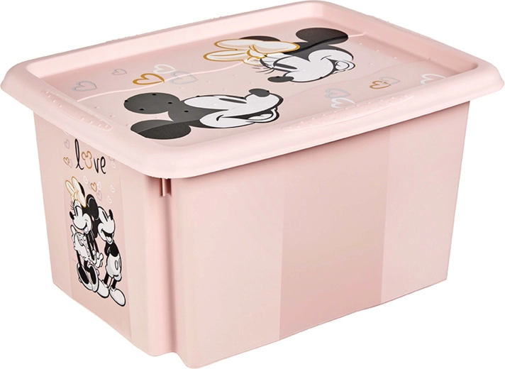 Opbevaringsboks med låg Minnie 15 l