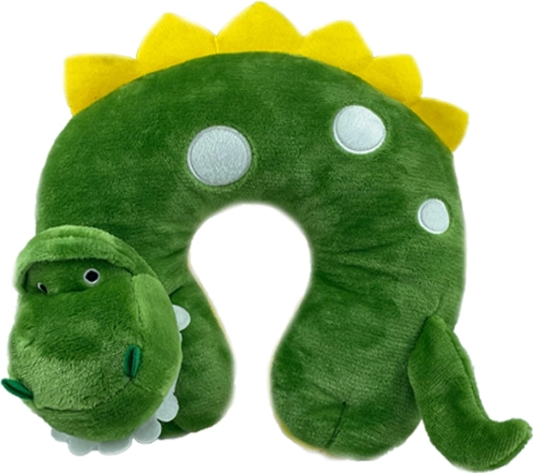Plysset nakkepude krokodille 3D