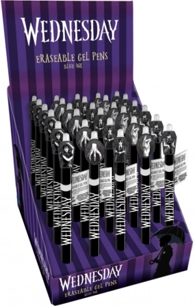 Sletbart gelpen Wednesday 15 cm – 6 varianter, plast, æske 30 stk