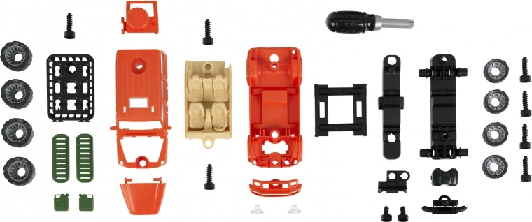 Bygning og adskillelse med en rigtig skruetrækker