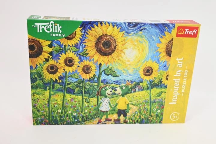 Trefl Inspired by Art puslespil 100 brikker – en gåtur blandt solsikker
