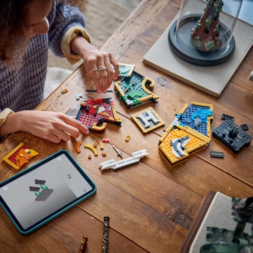 Interaktiv 3D-vejledning i LEGO Builder-appen
