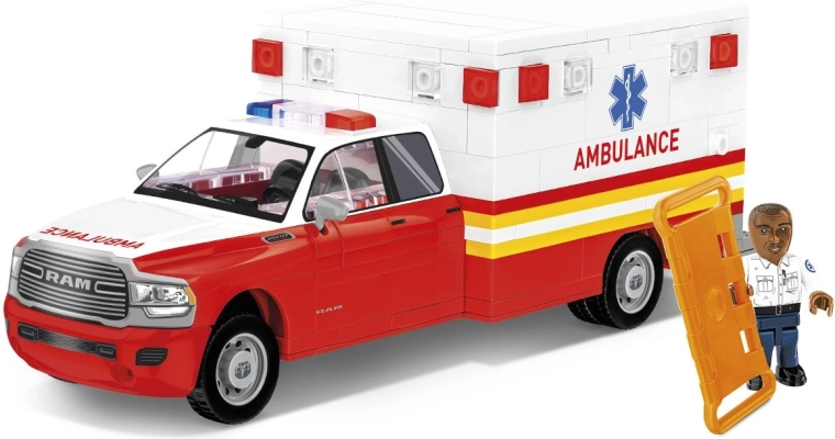 Realistisk RAM 3500 ambulance i skala 1:35