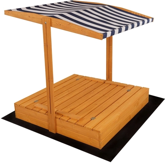 Bænke med ryglæn og sikker lukning