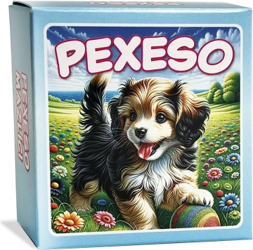 Pexeso Kæledyr i blå æske