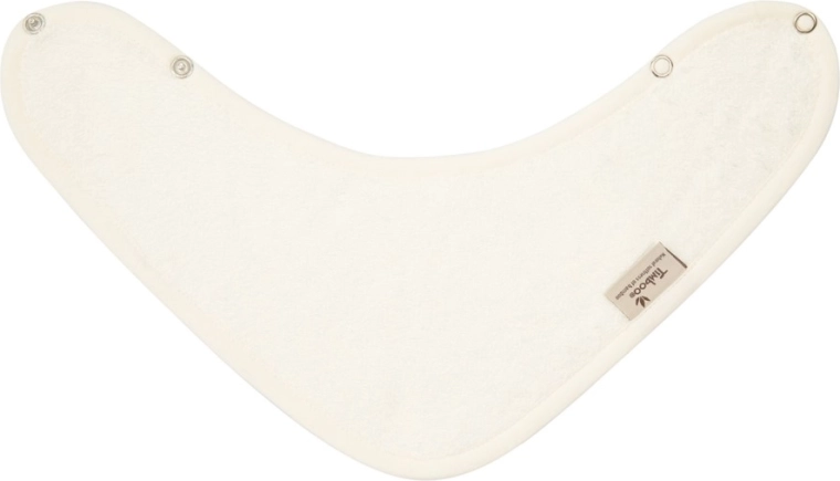 Timboo bandana-savlesmæk Daisy White 36 × 22 cm