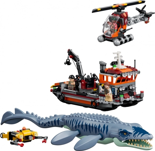 Mosasaurus med bevægelige dele