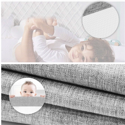 Åndbart net og blød polstring