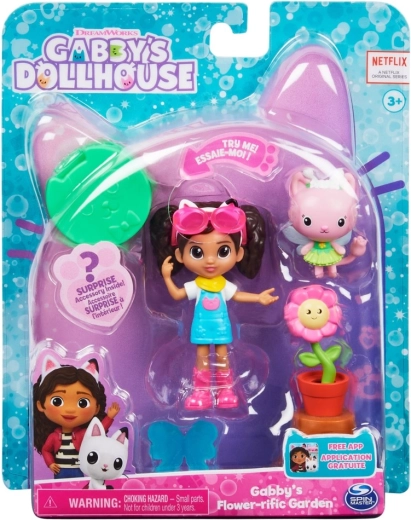 Gabby's Dollhouse lille havesæt med Gabby-figur