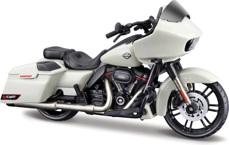 Maisto Harley-Davidson 2018 CVO Road Glide grå-hvid 1:18
