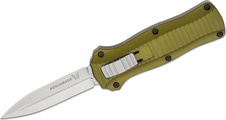 Benchmade Mini Infidel Woodland Green – automatisk kniv, limited edition