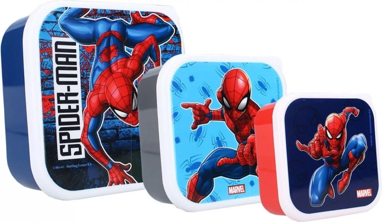 Sæt med madkasser Spider-Man (3 stk.)