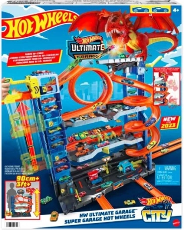 Mega Garage med Dragen angreb fra Hot Wheels City