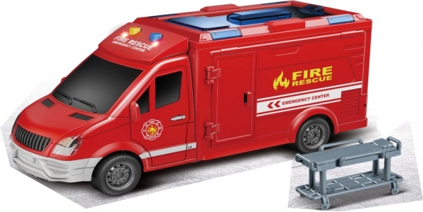 Brandbil med friktionsmotor 1:16