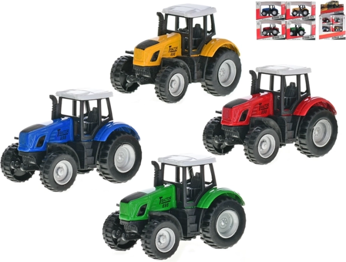 Metaltraktor 8 cm med pullback