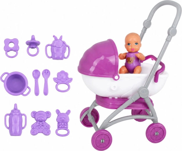 Barnevogn og tilbehør til babypleje