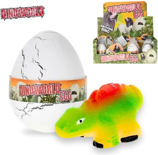 Dinoworld klækkende og voksende dinosaur i æg
