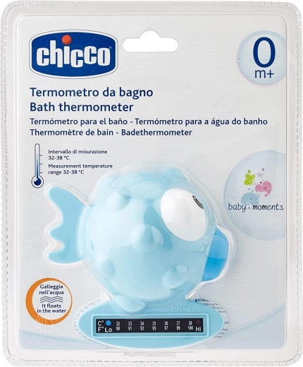 Chicco badetermometer Fisk lyseblå