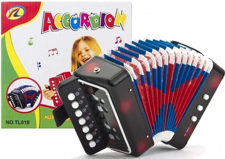 Børneakkordeon sort