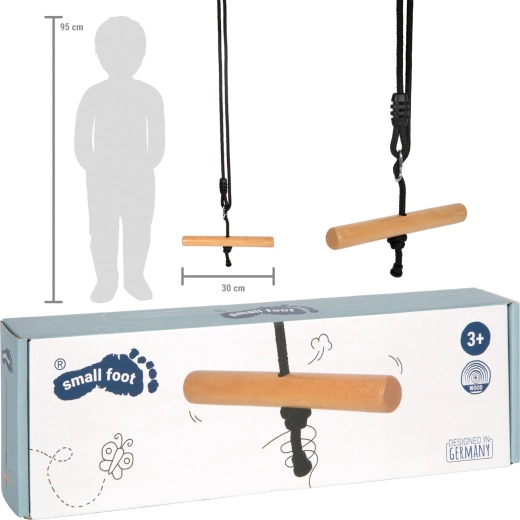 Small Foot trapezgynge Black Line