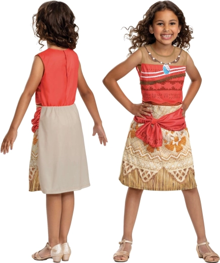 Disney Vaiana kostume til børn 124–135 cm (7–8 år)
