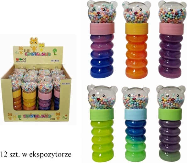 Plastisk slime i tube med bamsemotiv