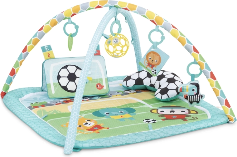 Legetæppe BRIGHT STARTS Oball Grip & Kick til babyer