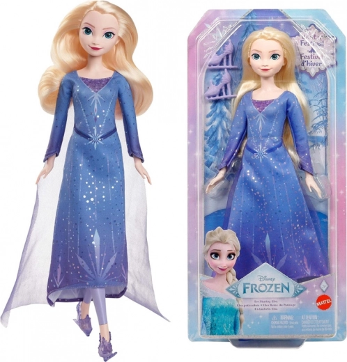 Mattel Disney Frozen dukke Elsa skøjteløber med tilbehør