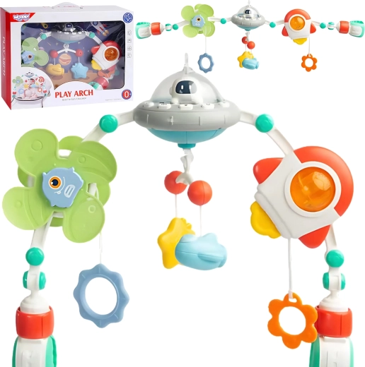 WOOPIE Baby interaktivt legetæppe til tremmeseng med vuggeviser