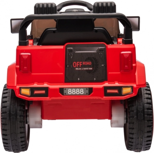 Rød elektrisk børnebil Off Road Mountain