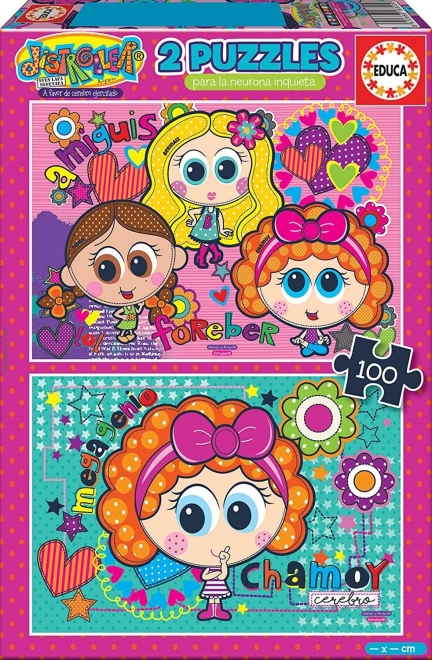 Educa Puzzle Distroller 2x48 brikker