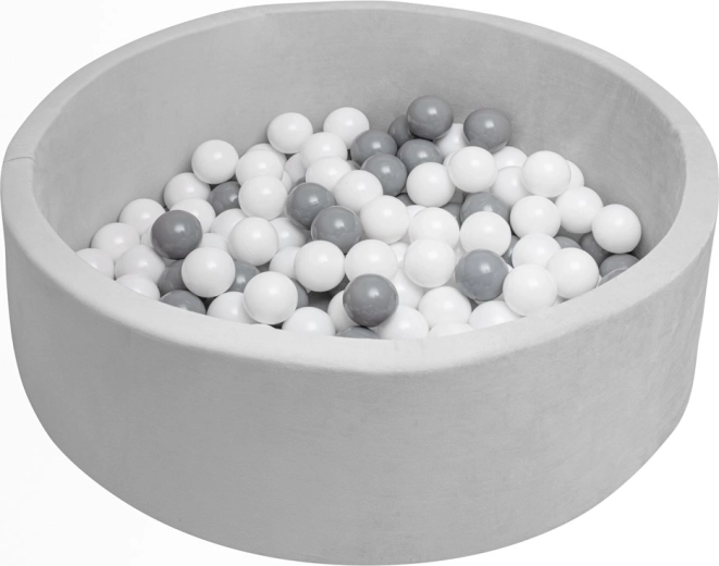 Tør boldbassin til børn NEW BABY grå