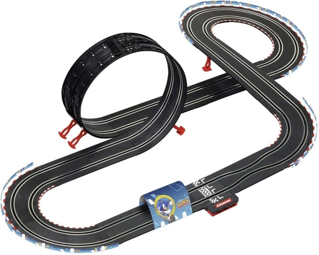 Actionbane med looping og viadukt