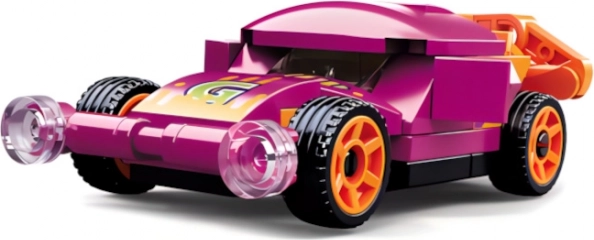 Sluban Power Bricks optræksbil lilla