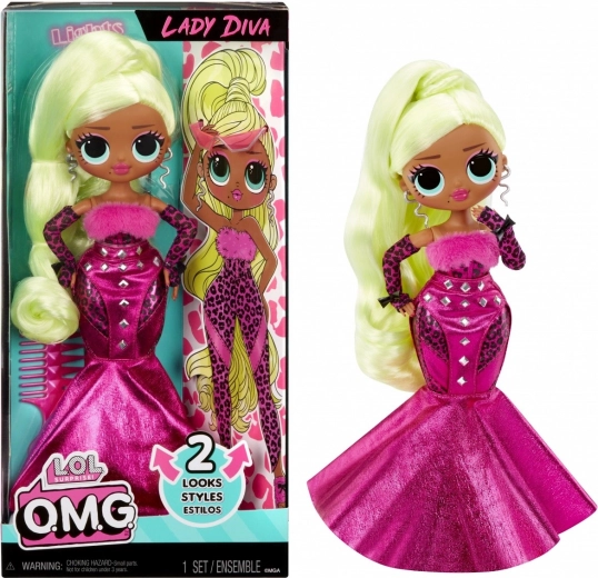 Dukke L.O.L. Surprise! O.M.G. Lady Diva – modedukke med tilbehør