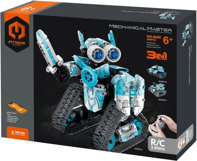 IM.MASTER byggesæt 3-i-1 programmerbar RC-robot, køretøj og udforsker (398 dele, 2,4 GHz)