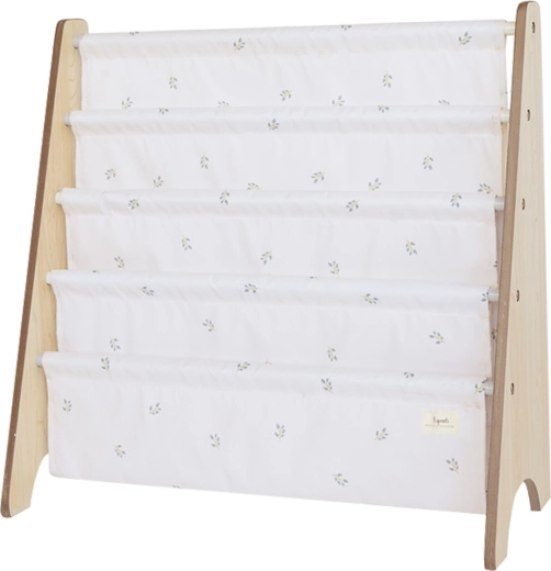3 Sprouts bogstativ recycled blueberry/taupe
